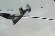  لحظات نصف شدن هواپیمای آنتونوف روس قبل از سقوط 