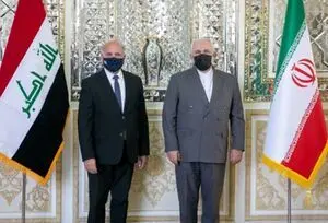 دیدار محمد جواد ظریف با وزیر امور خارجه عراق