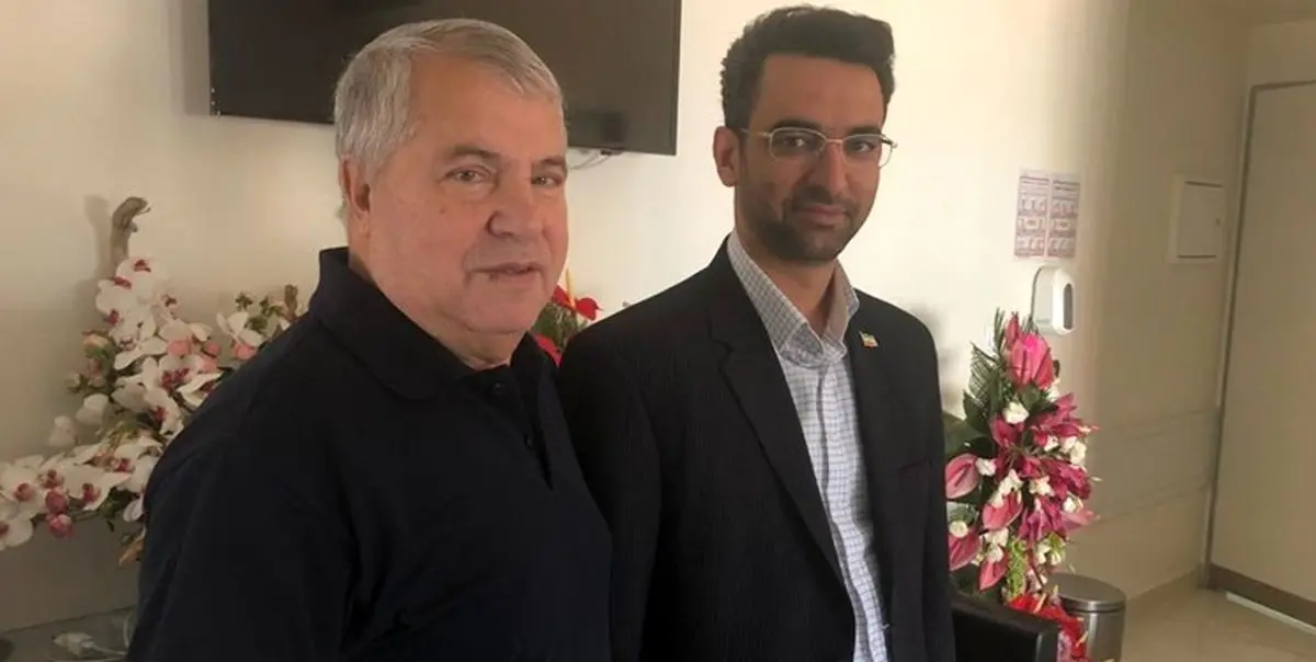 وزیر ارتباطات به دیدار علی پروین رفت+عکس