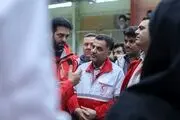 رئیس جمعیت هلال احمر به لرستان رفت