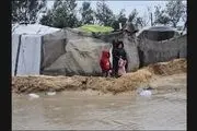سیل غزه‌ای‌ها را آواره‌تر کرد/گزارش تصویری