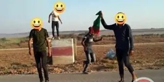رودست جوانان فلسطینی به نظامیان صهیونیستی در مرز غزه