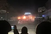 اتوبوس لهستانی در «تئاتر فجر» آتش گرفت!