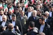 حضور شخصیت‌های مختلف در راهپیمایی ۲۲ بهمن
