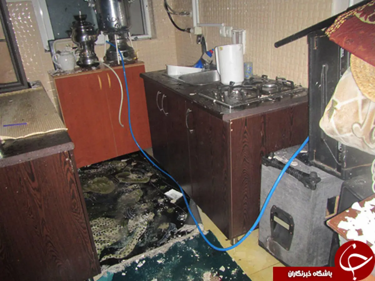 
انفجار یک باب منزل مسکونی در رشت+تصاویر
