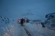 ترافیک در آزادراه کرج-تهران/بارش برف در محورهای ۳ استان