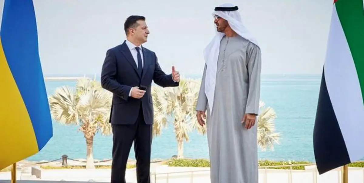 رایزنی ولیعهد ابوظبی با رئیسجمهور اوکراین