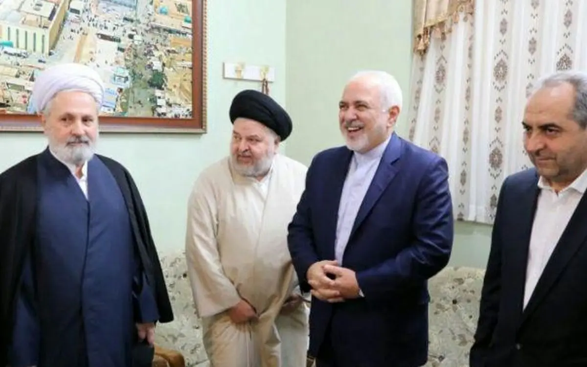 ظریف با نماینده آیت الله سیستانی در ایران دیدار کرد