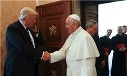 ترامپ برای دیدار با پاپ به ایتالیا رفت