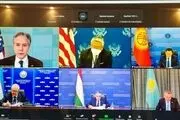 نشست مجازی وزرای خارجه آسیای مرکزی و آمریکا