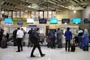حرکت جالب در لحظه سال تحویل در فرودگاه مهرآباد