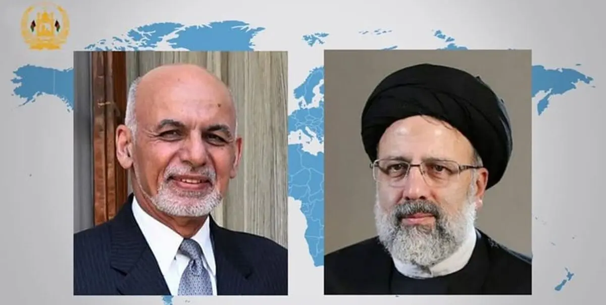 اشرف غنی تلفنی به آیت‌الله رئیسی تبریک گفت