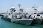 ورود ناوگروه نیروی دریایی ارتش به باکو