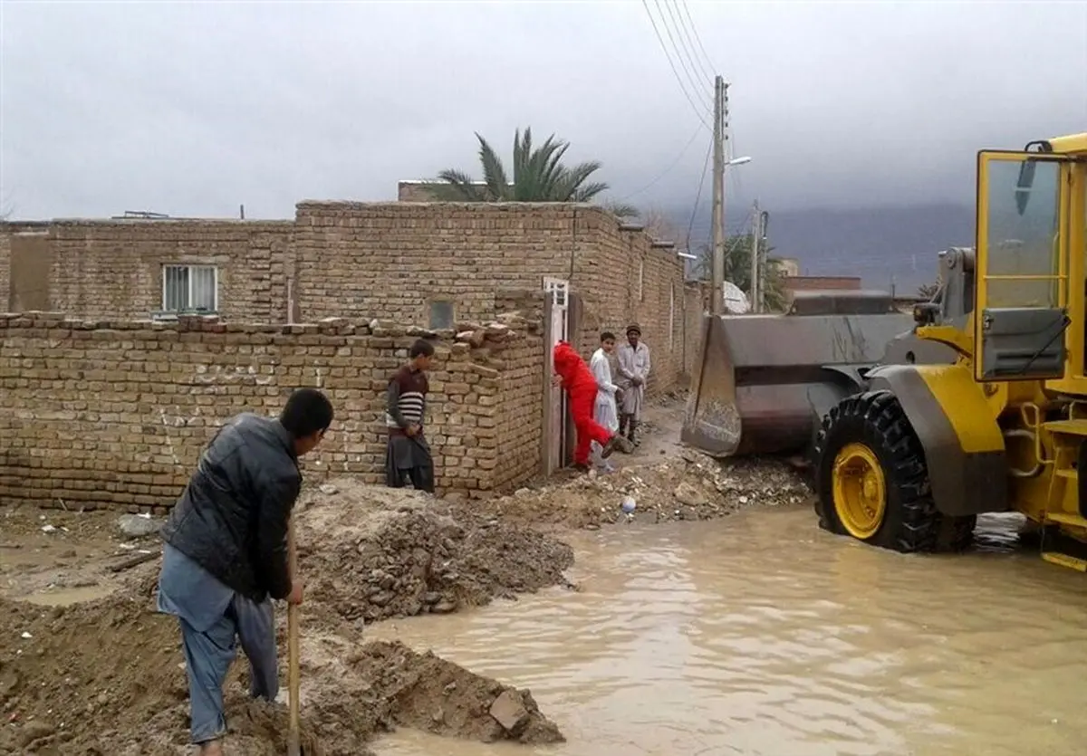 تخریب ۱۶۰ واحد مسکونی در پی بارندگی اخیر سیستان و بلوچستان + تصاویر
