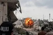 جشن فلسطینی‌ها پس از کمین مقاومت در خان‌یونس