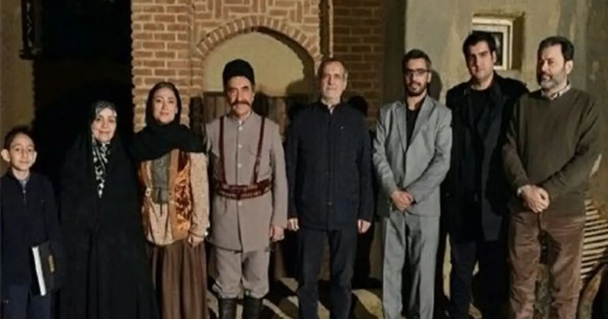 بازدید نمایندگان مجلس از پشت صحنه یک سریال تاریخی