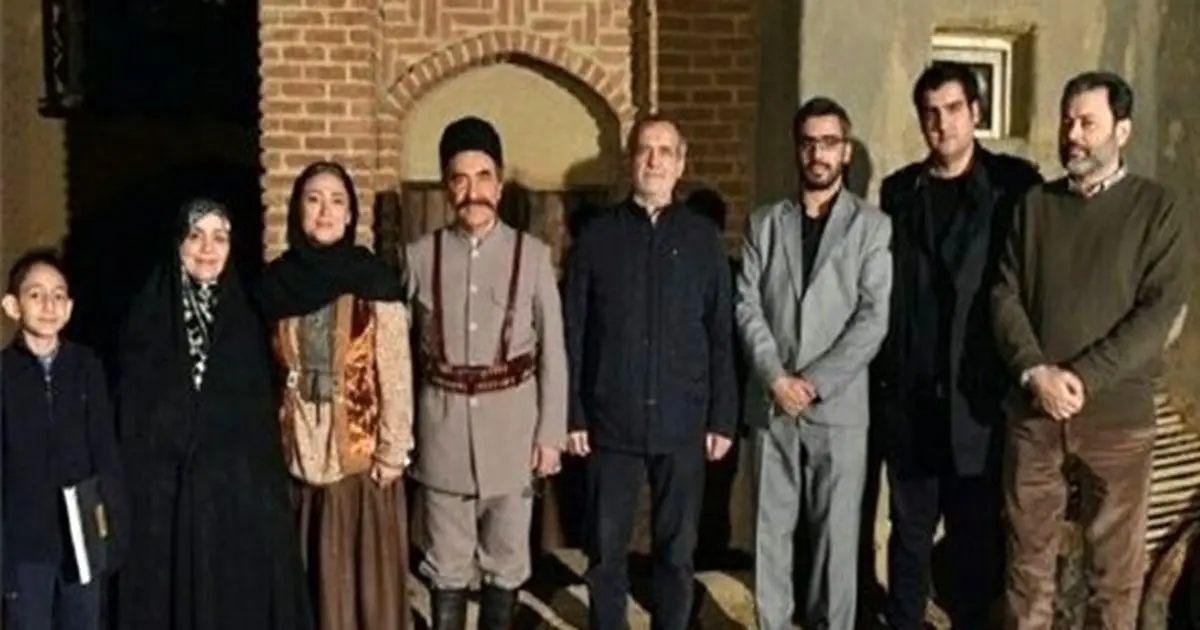 بازدید نمایندگان مجلس از پشت صحنه یک سریال تاریخی