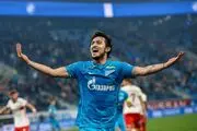 انتخاب سردار آزمون به عنوان ارزشمندترین بازیکن لیگ روسیه+ عکس