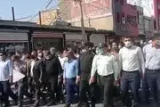حضور مردم ایذه در محکومیت اغتشاشات+فیلم