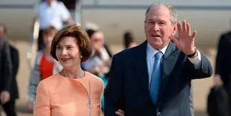 شرکت جورج دابلیو بوش در مراسم تحلیف بایدن