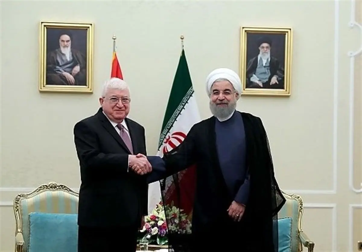 فؤاد معصوم با روحانی دیدار کرد + تصاویر