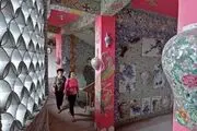 ساخت کاخ سرامیکی توسط زن چینی+عکس
