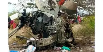 سقوط «بالگرد آمریکایی» ارتش کنیا به دلایل نامعلوم