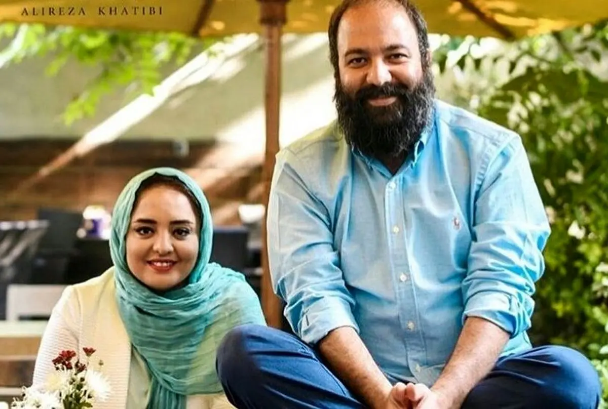 سورپرایز علی اوجی برای نرگس محمدی+عکس