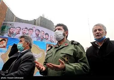 رونمایی از دیوارنگار سپاه محمد رسول الله (ص)/گزارش تصویری