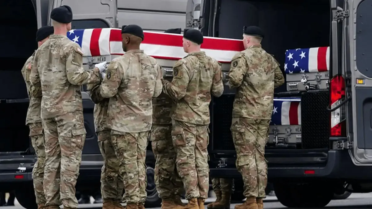تعداد تابوت سربازان آمریکایی تاریخ پایان جنگ را مشخص می‌کند