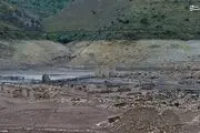 بیرون آمدن یک شهر قدیمی از زیر آب!/ عکس