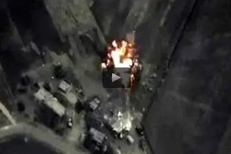 بمباران مواضع ترویست ها در سوریه توسط روسیه / فیلم