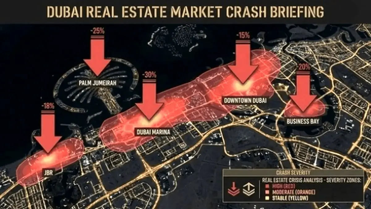فروپاشی بازار املاک در دبی