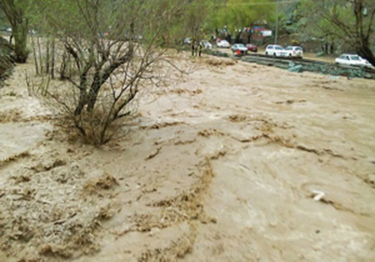 
سیلاب در راه مازندران
