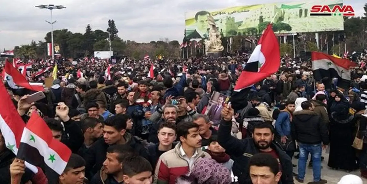 جشن و پایکوبی مردم حلب به مناسبت آزادی کامل شهر+ عکس