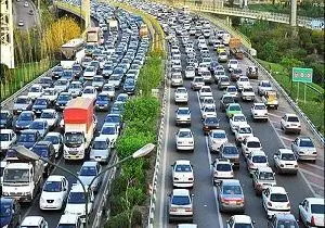  آخرین وضعیت ترافیک معابر بزرگراهی شهر تهران