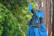 خانم بازیگر با لباس سنتی زیبا/ عکس