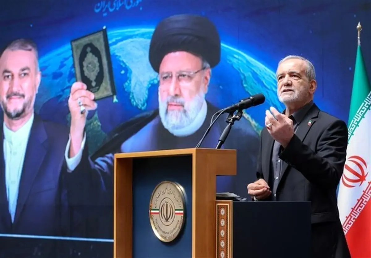  اهانت به شهید رئیسی در جلسه با پزشکیان + واکنش مخبر 