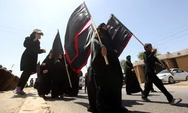 حرکت زائران به سوی کاظمین
