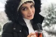 سمیرا حسن پور در ماشینش + عکس