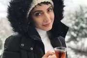 سمیرا حسن پور در ماشینش + عکس