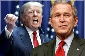 پاسخ ترامپ به پیام ویدیویی جورج بوش