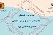 ابلاغ اهداف دوره‌های تحصیلی نظام تعلیم و تربیت