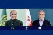  پزشکیان و شهباز شریف بر گسترش روابط تهران و اسلام‌آباد تأکید کردند