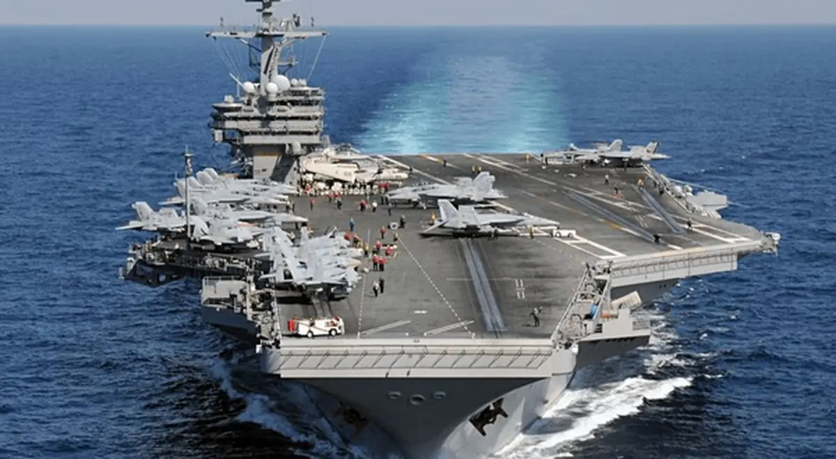 ناو هواپیمابر بوش برای دفاع از اسرائیل به مدیترانه می‌رود
