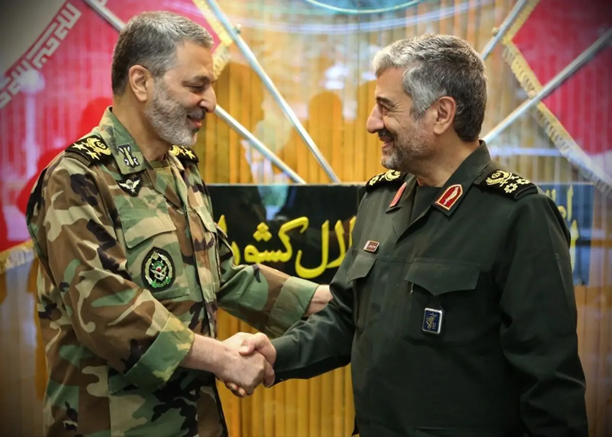 پیام فرمانده کل سپاه به فرمانده کل ارتش