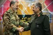 پیام مهم فرماندهان کل ارتش و سپاه به دشمن