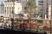 ببینید| حمله اسرائیل به ساختمان نزدیک سفارت ایران در دمشق/ شهادت ۶ نفر

