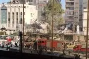 ببینید| حمله اسرائیل به ساختمان نزدیک سفارت ایران در دمشق/ شهادت ۶ نفر

