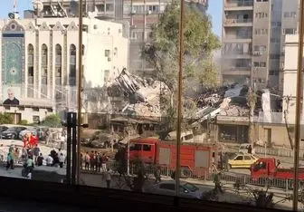 ببینید| حمله اسرائیل به ساختمان نزدیک سفارت ایران در دمشق/ شهادت ۶ نفر

